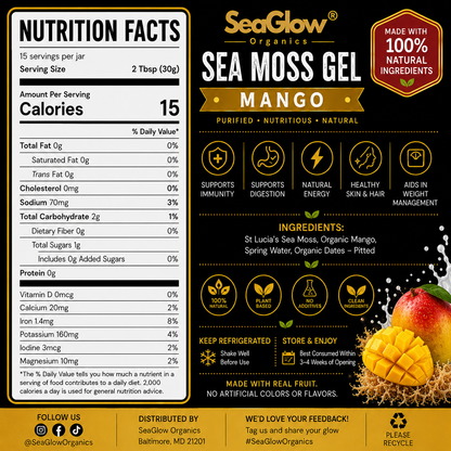 Mango Sea Moss Gel