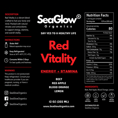 Red Vitality — Energy + Stamina